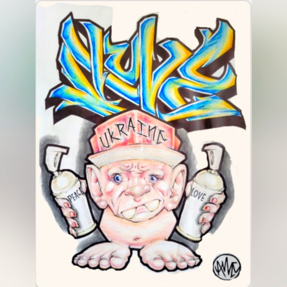 A.W.E Original Artwork "As We Evolve" Art Gallery Graffiti Artist - Picture 3 of 14